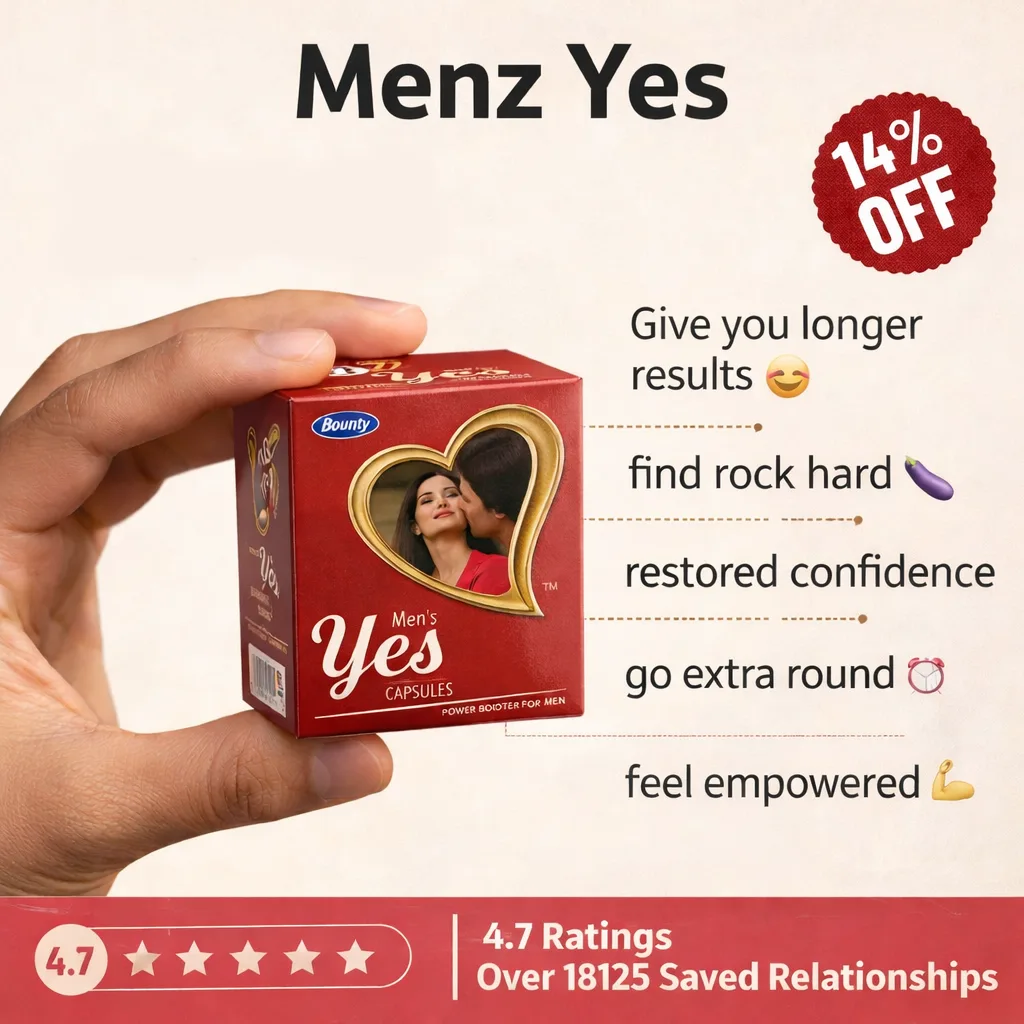 Menz Yes Capsules – Ayurvedic Power & Performance Booster for Men - 30 Tab - Image 4